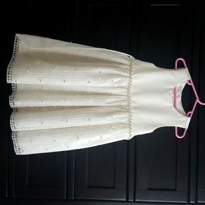 Off white flower girl dress